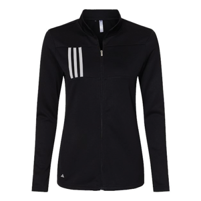 Adidas - Women's 3-Stripes Double Knit Full-Zip