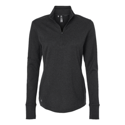 Adidas - Women's 3-Stripes Quarter-Zip Sweater