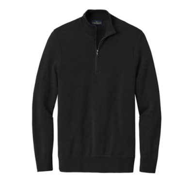 Brooks Brothers ® Washable Merino Birdseye 1/4-Zip Sweater