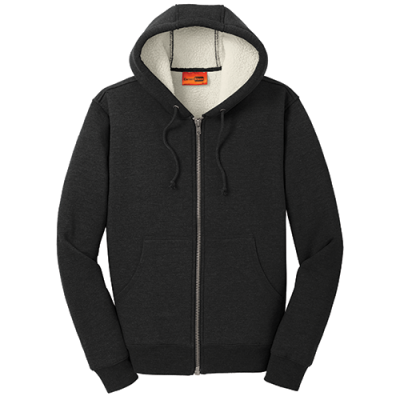 CornerStone® Heavyweight Sherpa-Lined Hooded Fleece Jacket