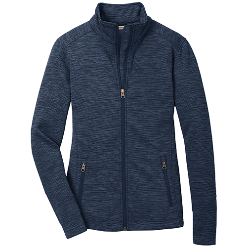 Port Authority® Ladies Digi Stripe Fleece Jacket