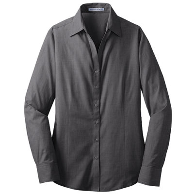 Port Authority® Ladies Crosshatch Easy Care Shirt