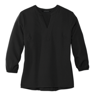 Mercer+Mettle™ Women's Stretch Crepe 3/4-Sleeve Blouse