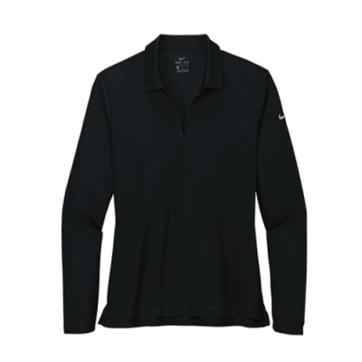 Nike Ladies Dri-FIT Micro Pique 2.0 Long Sleeve Polo