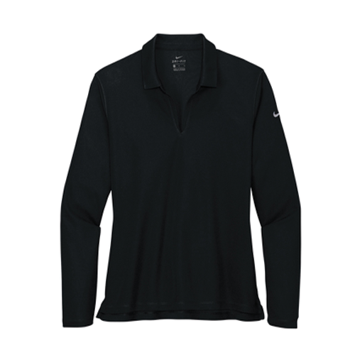 Nike Ladies Dri-FIT Micro Pique 2.0 Long Sleeve Polo