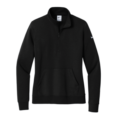 Nike Ladies Club Fleece Sleeve Swoosh 1/2-Zip