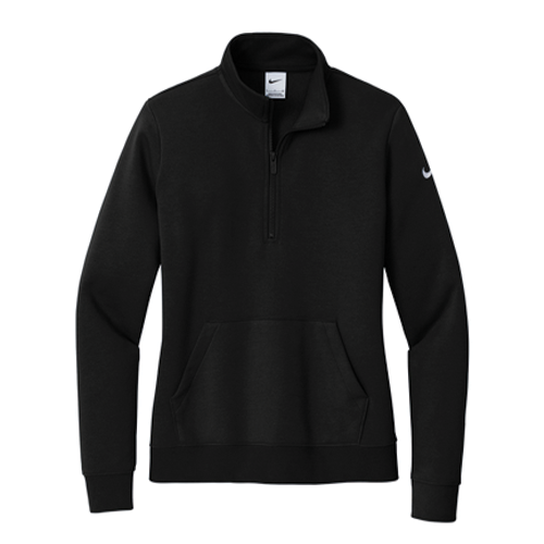 Nike Ladies Club Fleece Sleeve Swoosh 1/2-Zip