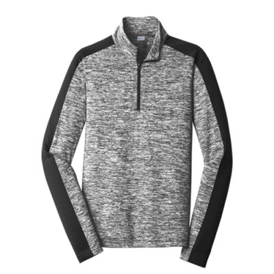 Sport-Tek® PosiCharge® Electric Heather Colorblock 1/4-Zip Pullover