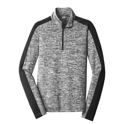 Sport-Tek® PosiCharge® Electric Heather Colorblock 1/4-Zip Pullover