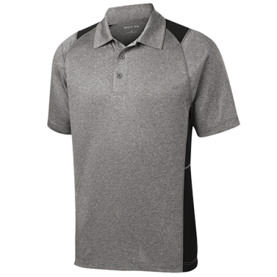 Sport-Tek® Heather Colorblock Contender™ Polo