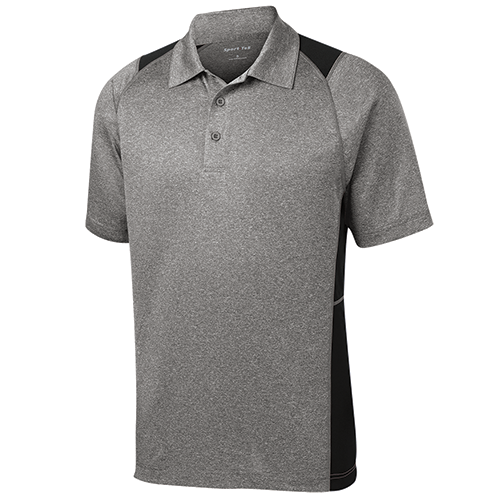 Sport-Tek® Heather Colorblock Contender™ Polo